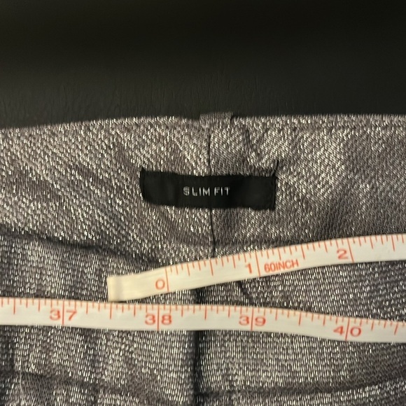 NWT Worthington Slim Fit Size 14 Women’s Silver Pants Ankle Length - Picture 9 of 10